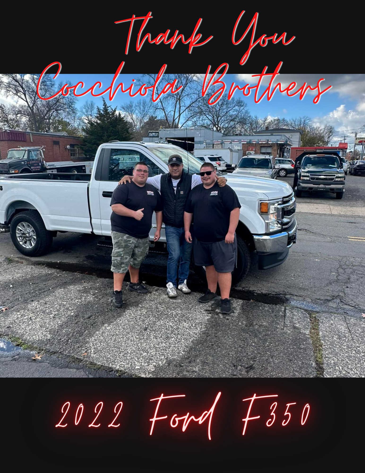 Cocchiola Brothers 2022 Ford F350 SUP